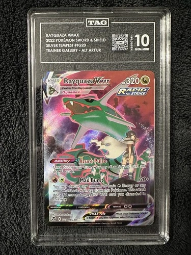 Tag 10 Rayquaza VMAX TG20/TG30 Swsh12: Sword & Shield Silver Tempest Holo