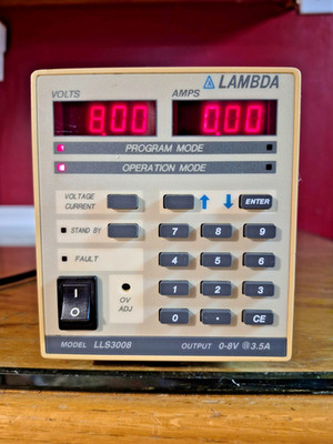 Lambda Regulated DC Power Supply LLS-3008, 0-8V 3.5A