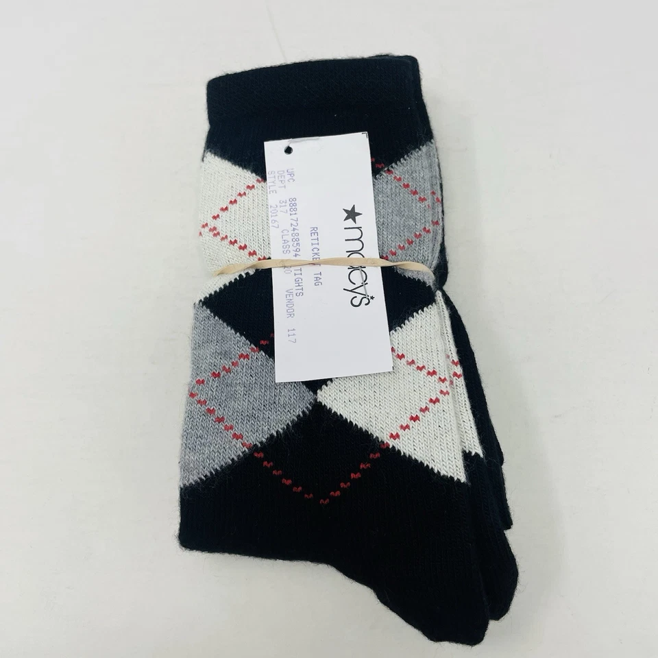 Pacote com 2 meias femininas Hue tamanho único argila macia e bota sólida em preto 775 - Imagem 4 de 4