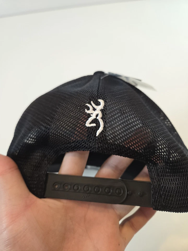 Sombrero Browning Bloodline Ajuste Flexible Cierre a Presión Caza L/XL Malla Negro Nuevo con Etiquetas Foto 2 de 4