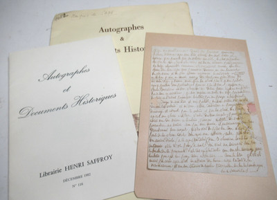 MARQUIS DE SADE Autograph 1796 WRITER PHILOSOPHER EROTICISM PROVENCE Rare