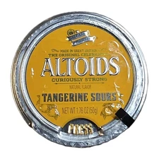 Sealed Altoids Tangerine Sours Tin Rare 2005 NOS Discontinued Collectible Mint