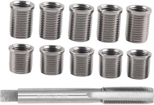 Spark Plug Thread Repair kit, M10x1.0 Bolt, M12x1.0 Tap Stainless normal 
