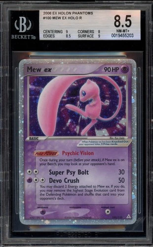 Pokemon Mew ex EX Holon Phantoms Holo Ultra Rare #100 BGS 8.5