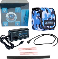 Pro Power Water-Resistant Battery & Charger Kit - Compatible with GPS, Depth & F