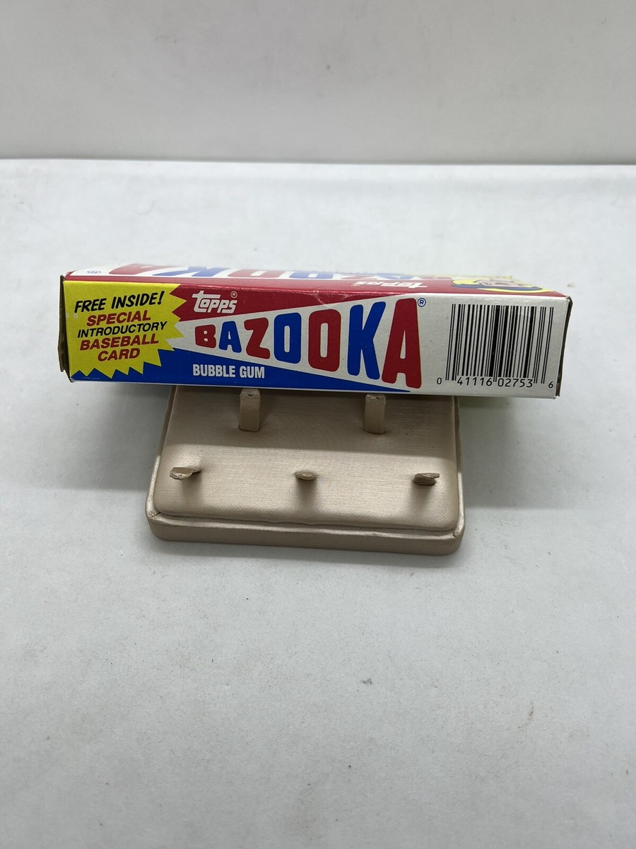 Vintage 1988 Box Topps Bazooka Bubble Gum 3.4oz with