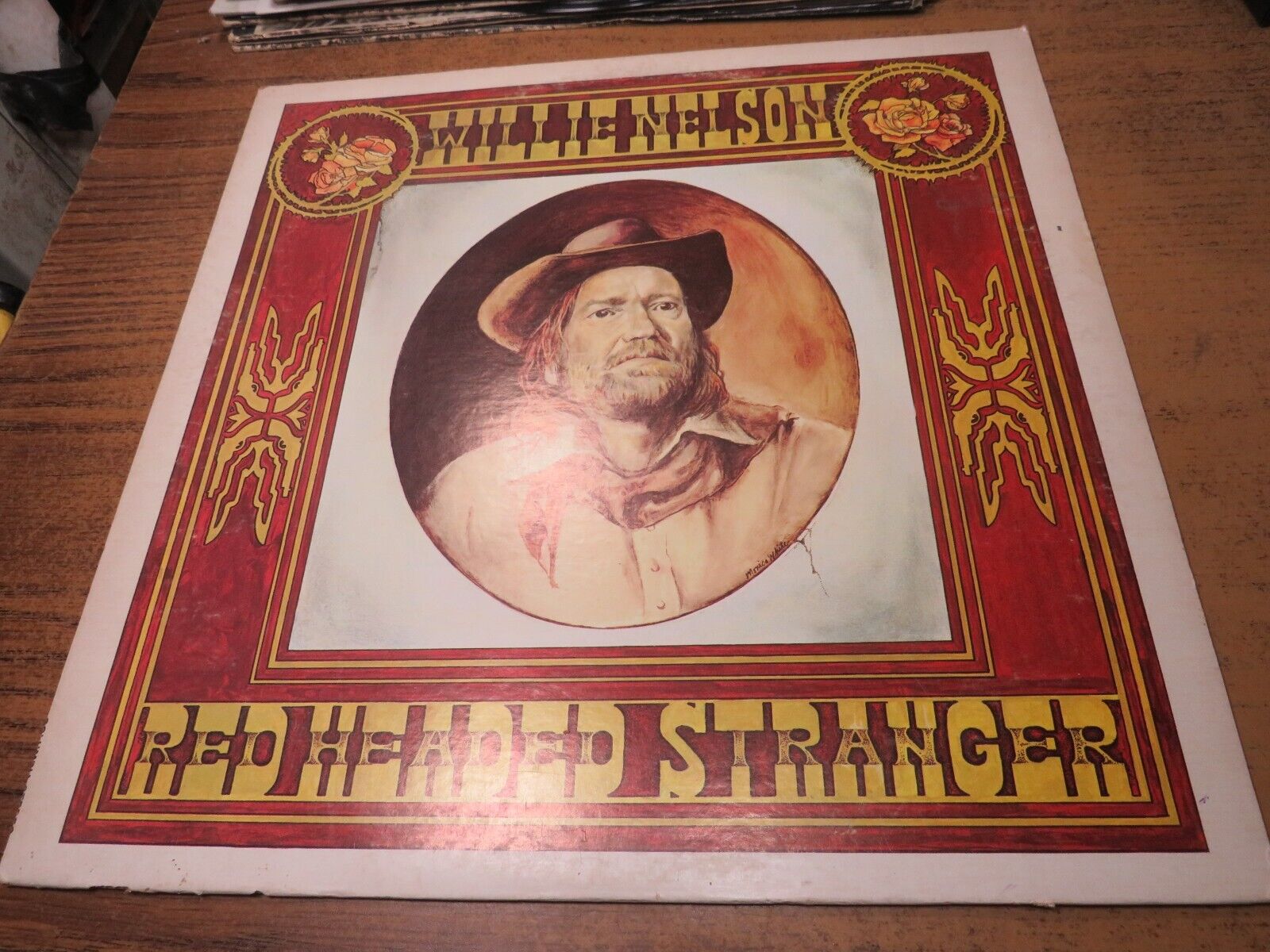 WILLIE NELSON ~ THE RED HEADED STRANGER LP (1975) ORIG KC 33482 COUNTRY