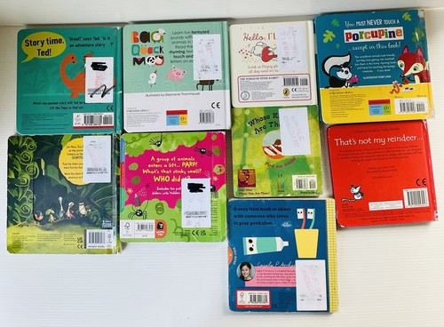 Baby's Touchy-Feely Board Books - 9 Interactive Hardcover 0+ years -Accept Cond - Picture 3 of 12