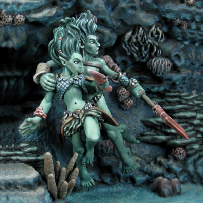 Reaper Dark Heaven Legends 03140 Ollamiel Male Sea Elf Aquatic