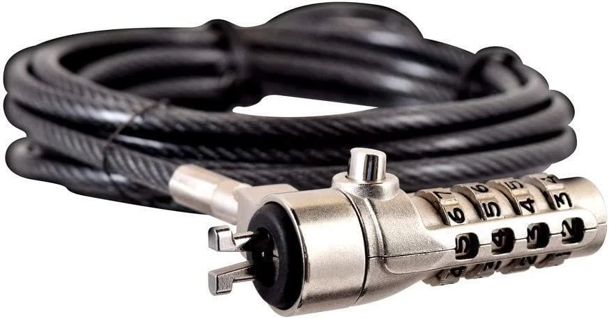 V7 Slim Portable Security Cable Lock With Combo Lock ?SLC100-13NB - Image 2 of 4