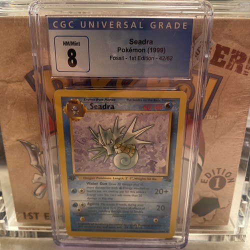 Seadra (1st Edition) graded CGC 8 for sale on eBay