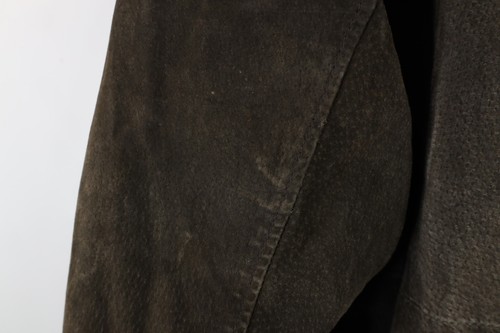 Vintage 90s Mens Large Distressed Cleveland Browns Football Suede Leather Jacket - Picture 5 of 18