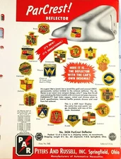 1954 PAR Automotive Parts Brochure Vintage Car Catalog Peters & Russell Ohio *P8