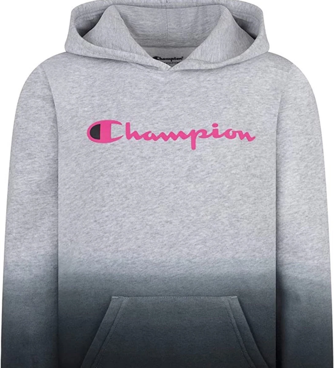 Girls grey store champion hoodie