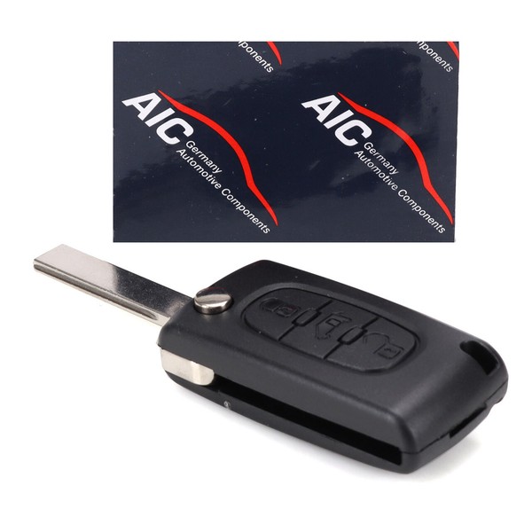 AIC 75009 SchlüSselgehäUse + SchlüSselrohling 3-Tasten FüR Peugeot Expert 2-image