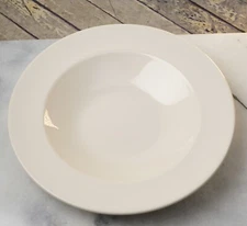 HOMER LAUGHLIN CHINA Pasta Serving Bowl Round 11" Cream Vintage CLEAN