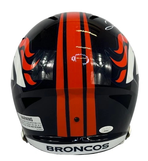 Clinton Portis signed inscribed Full Size helmet NFL Denver Bronco JSA COA - Image 2 of 4