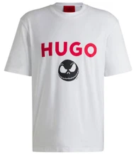 HUGO BOSS MENS T SHIRT WHITE DIGHTMARE NBC 50537986100