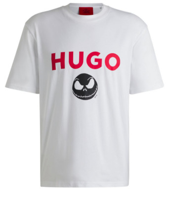HUGO BOSS MENS T SHIRT WHITE DIGHTMARE NBC 50537986100