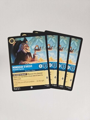 Monsieur D'arque Despicable Proprietor 157/204 Playset 4 cards Archazia's Island