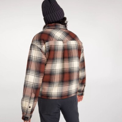 Alpine Design Women's Sherpa Lined Full Zip Shirt Jacket