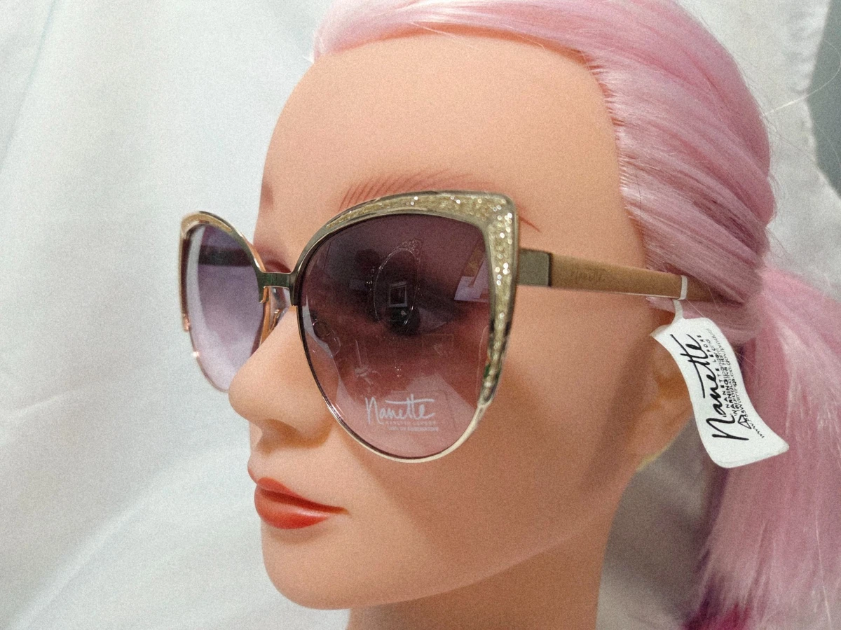 Nanette Lepore Pink and Brown Floral Sunglasses in Nude Floral Nanette Lepore Floral Sunglasses for Women | Mercari main image 4