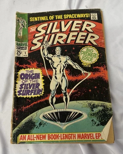 VINTAGE 1968 Silver Surfer #1 Marvel Comic Book First Appearance Shalla-Bal