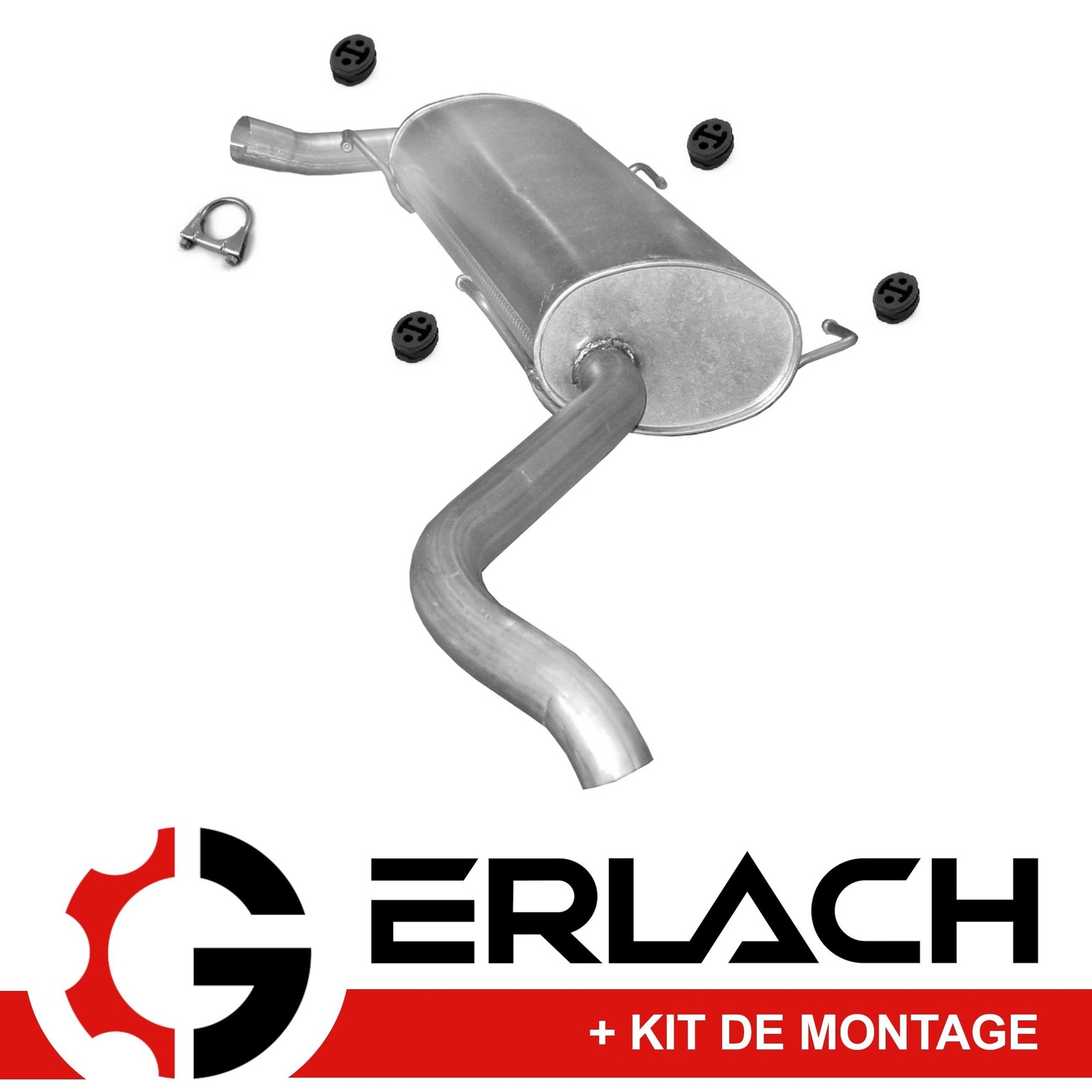 Silencieux arriere Boxer Ducato Jumper 3.0 HDI pot echappement D 444