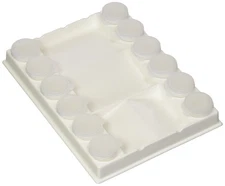 Royal Brush Paint Mixing Palette with 12 Storage Cups and Easy Open Lids