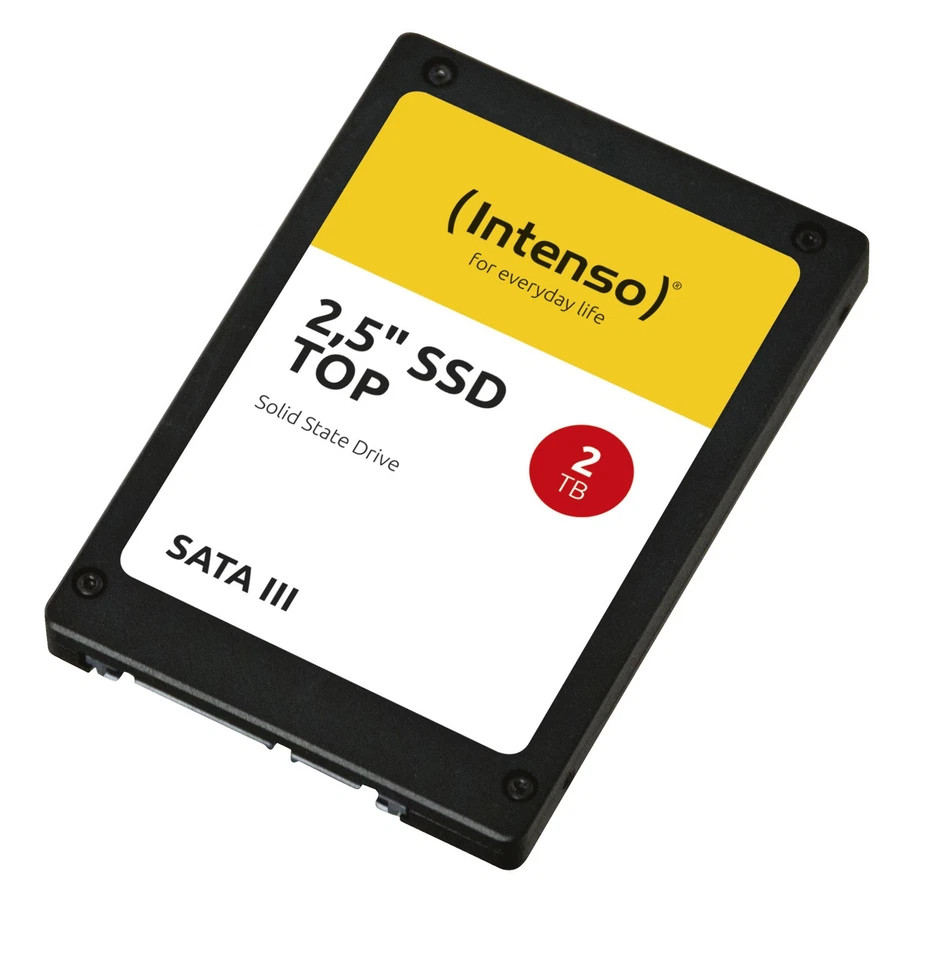 INTENSO Top Festplatte, 2 TB SSD SATA 6 Gbps, 2,5 Zoll, intern