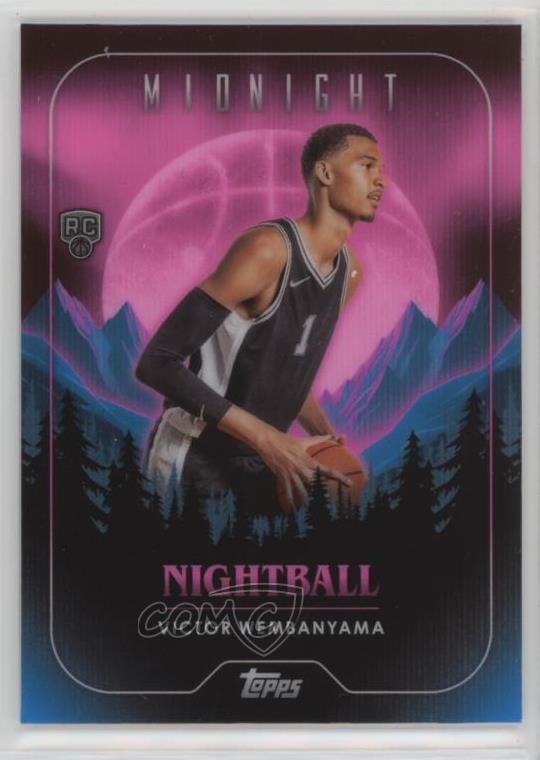 2023-24 Topps Midnight Nightball Victor Wembanyama #NB-21 Rookie RC