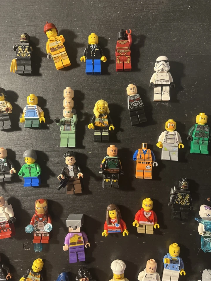 Большой лот минифигурок LEGO - Звездные войны - супергерои - Человек-паук - Ниндзяго и многое другое - Изображение 3 из 4