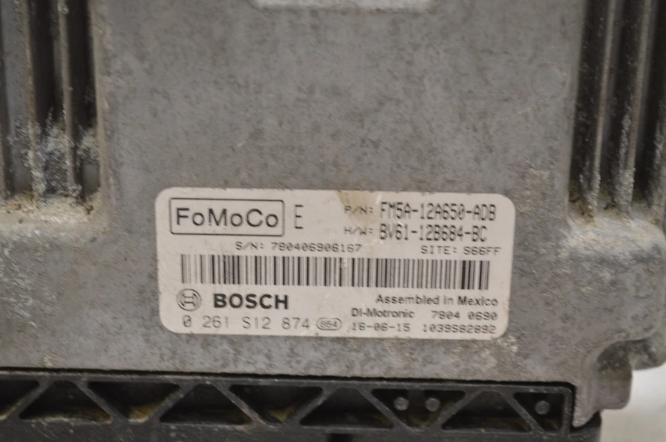 Блок управления двигателем 2013-2017 Ford Focus 2,0 л FM5A-12A650-ADB ECM J66 036 - Изображение 3 из 4