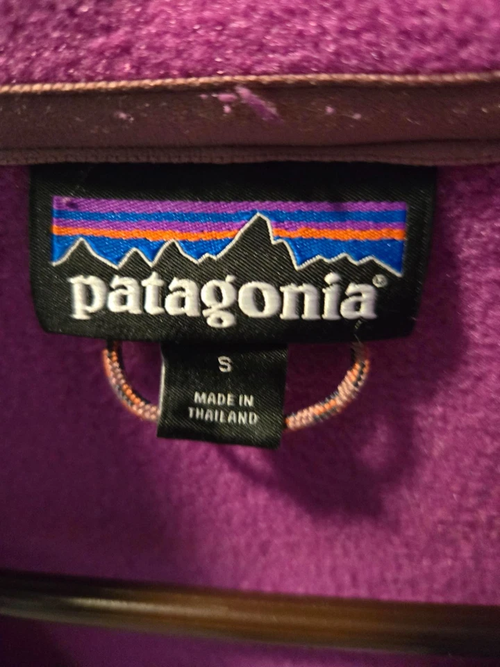 Women’s Patagonia Fleece 1/4 Zip Pink Sz S - Image 3 of 4