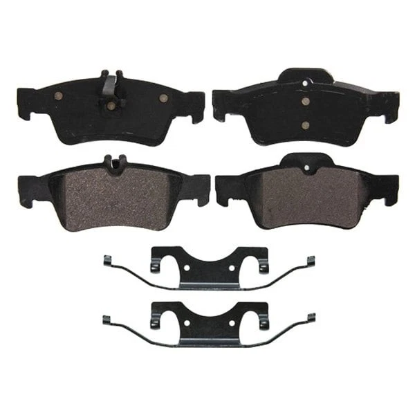 For Mercedes-Benz CL550 07-14 QuickStop Semi-Metallic Rear Disc Brake Pads Foto 2 de 3