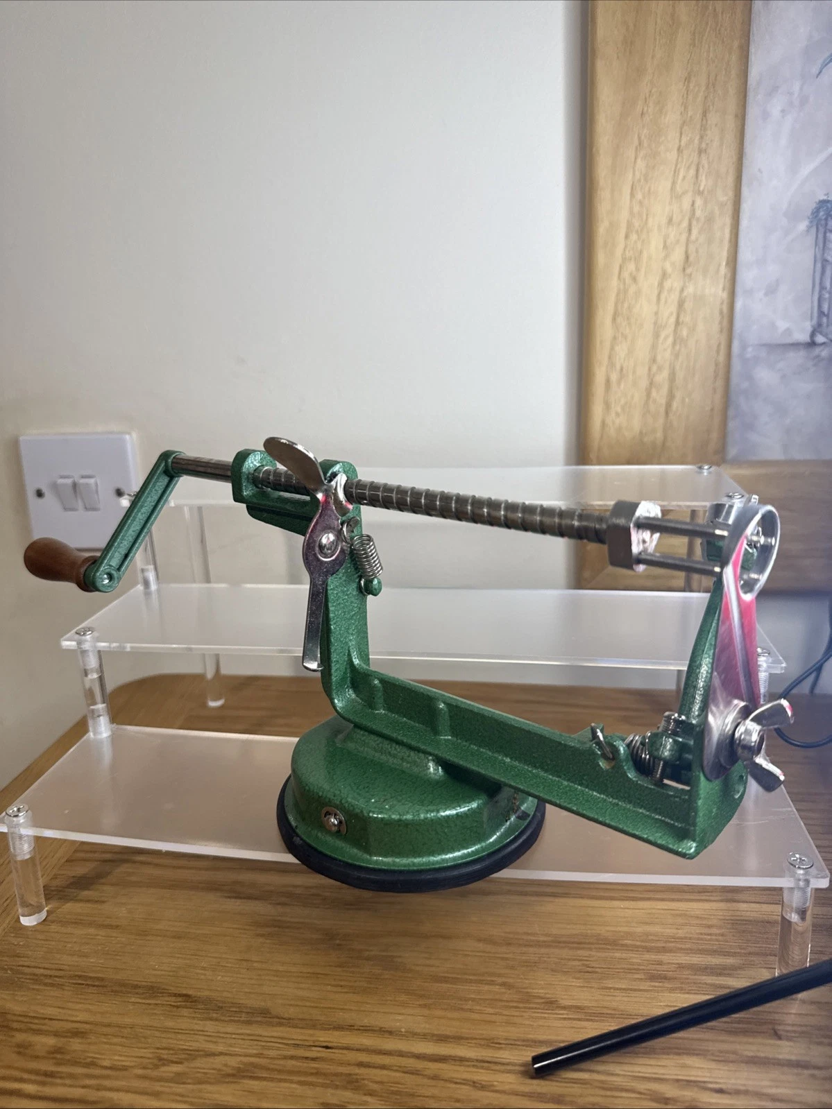 Apple Peeler Slicer Corer Rustproof 3 in 1 Multipurpose with Powerful Suction