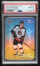 2023-24 Upper Deck CHL Future Charge Gavin Mckenna #FC-14 PSA 10 GEM MT