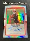 2025 Panini Prizm Shedeur Sanders RC Rookie Significant Signatures Auto Silver