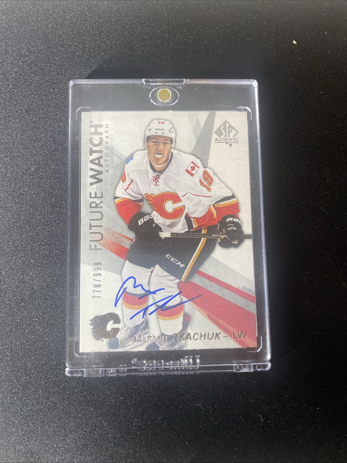 2016 Matthew Tkachuk SP Authentic Future Watch Rookie Autograph RC Auto 246/999