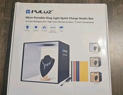 Portable Ring Light Studio Box PULUZ 40 Cm, 15''x15'' 1.8-20W