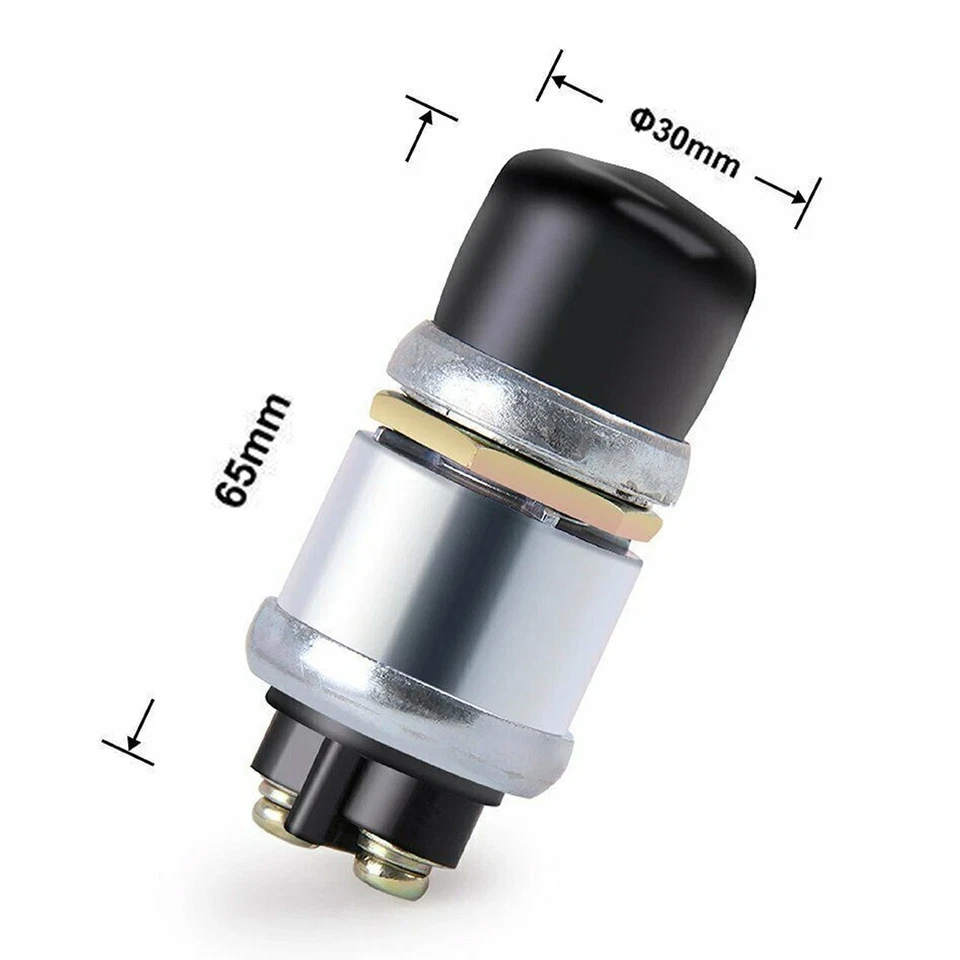 Push Button Momentary Starter 50A Ignition Switch On-Off SPST 12V DC For marine - Image 2 of 4