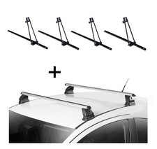 4x Fahrradtr&auml;ger ORION+Dachtr&auml;ger EVO ALU f&uuml;r f&uuml;r Mercedes Classe A W176 5T&uuml;r 12