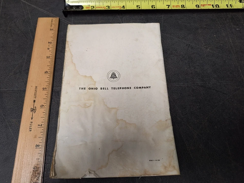 Ohio Bell Phone Company 1958 centralita inalámbrica rama privada 507 Foto 2 de 4