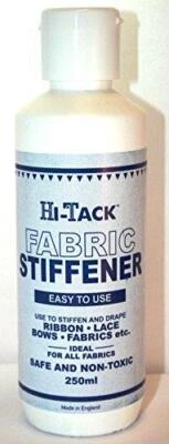 SWINCRAFT2 Impex Hi-Tack Fabric STIFFENER Ribbon Lace Bows 250ml