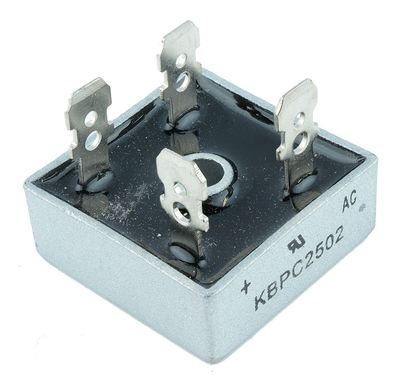 Diode Bridge Rectifier KBPC Metal Case Single Phase 10/15/20/25/30 - Foto 12