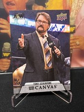 Tony Schiavone # 2021 UD AEW All Elite Wrestling CANVAS BUYBACK AUTO /15 #C-28