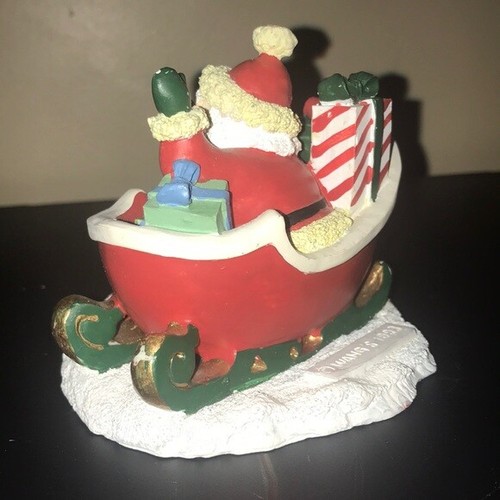 Vintage Wang’s International Santa Claus, Sleigh and Presents. 1993 #X6093 Gifts - Imagen 5 de 12