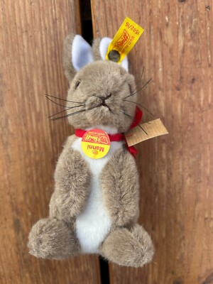Steiff, Hase Manni, 1970er/80er Jahre, NEU, perfekter Zustand !!!