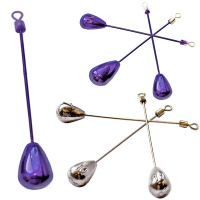 Tokyo Rig Angelblei 3-30g Blei Wirbel Barsch Zander Punching Free Raubfisch Rigs