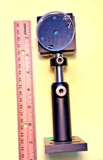 KrF laser mirror 2" dia. on Newport P100-2P with 3" post mount on baseplate